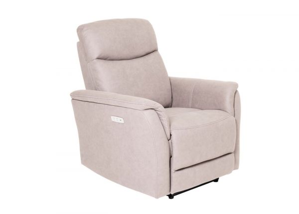 Mortimer Electric Reclining Sofa Range in Taupe by Vida Living 1 Seater