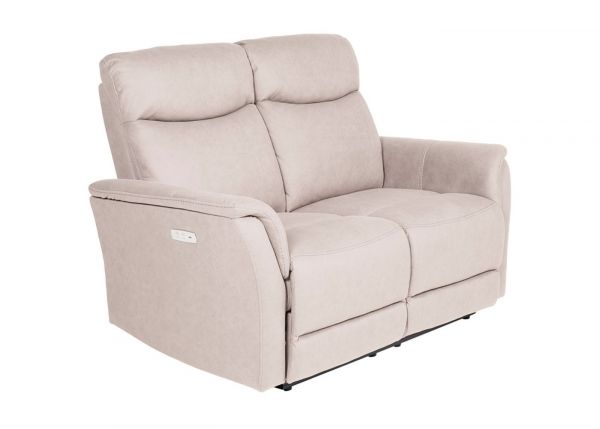 Mortimer Electric Reclining Sofa Range in Taupe by Vida Living 2 Seater