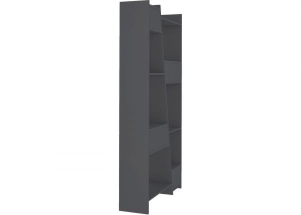 Naples Grey Tall Bookcase by Wholesale Beds Side