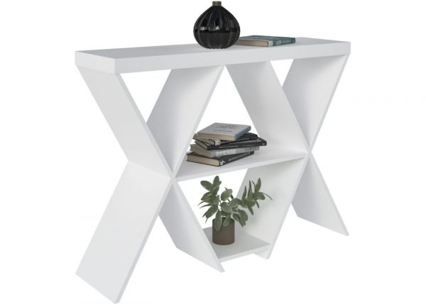 Naples White Console Table by Wholesale Beds