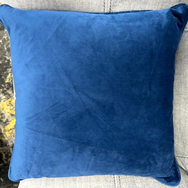Large Velvet Navy Cushion