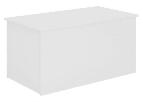Nevada White Gloss Blanket Box by Wholesale Beds