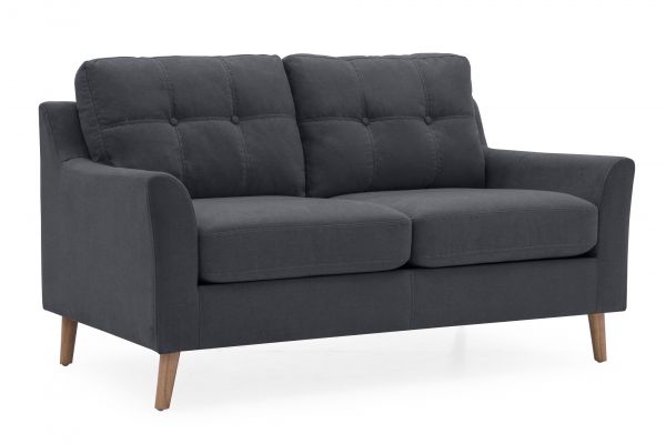 Olten Charcoal 2-Seater Sofa by Vida Living