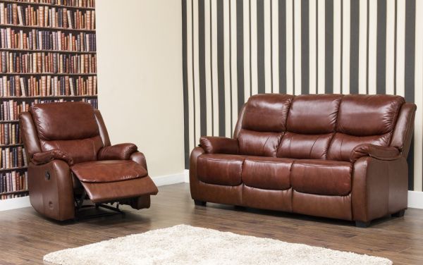 Parker Leather Sofa Range by SofaHouse