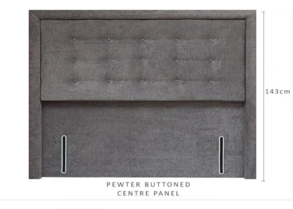 Patrice Brittany Headboard Range with Plain Centre Panel by Comfizone