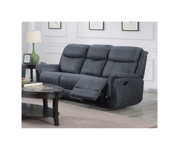 Portland Slate Grey Reclining 3-Seater Sofa by Annaghmore