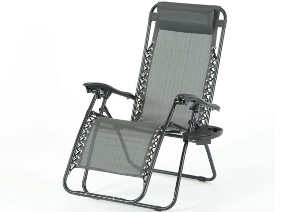 Royale Relaxer w/ Cup Holder by Suntime - Charcoal