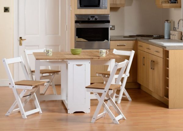 Santos White Butterfly Dining Set by Wholesale Beds Room Image