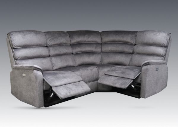 Savoy Grey Electric 2-Corner-1 Sofa by Annaghmore