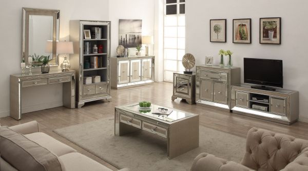 Sofia 3 Drawer Mirrored Sideboard by Derrys