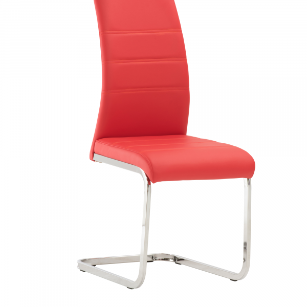 Sora Red Dining Chair 