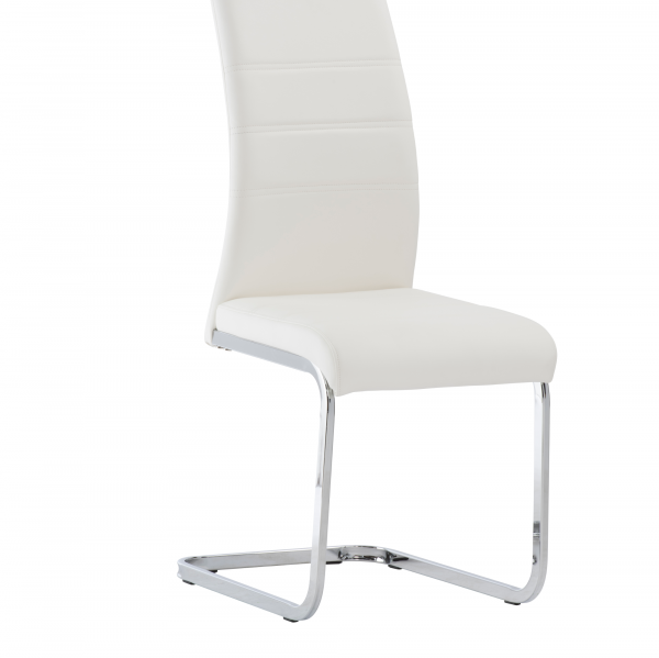 Sora White Dining Chair