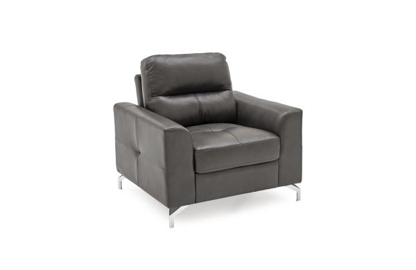 Tanaro Grey 1 Seater Sofa by Vida Living