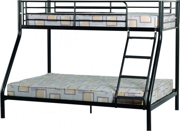 Tandi Black Triple Sleeper Bunk Bed by Wholesale Beds & Furniture