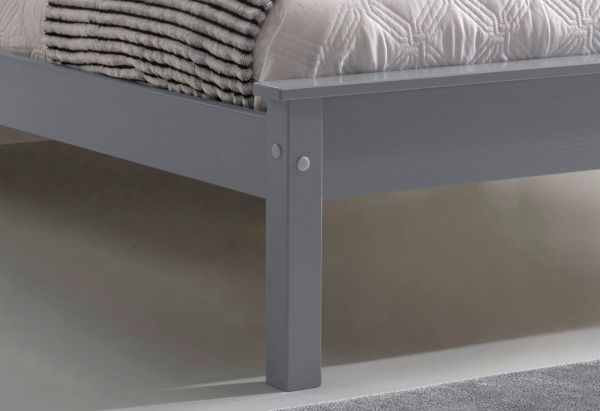 Taurus Grey Bedframe with Low Footend Range by Limelight