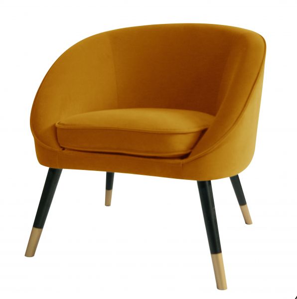 Oakley Mustard Tub Chair by Derrys - Ashgrove Furnishings 