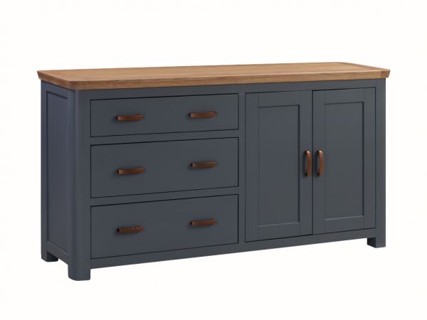 Treviso Large Sideboard in Midnight Blue by Annaghmore