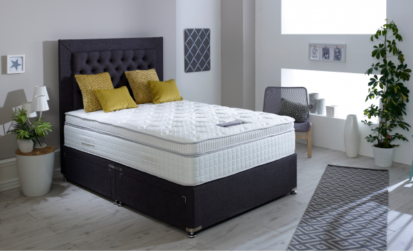 Turin Mattress Range by Dura Beds on Bed