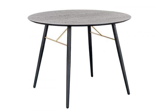 Barcelona Black & Copper 1m Round Dining Table by Vida Living