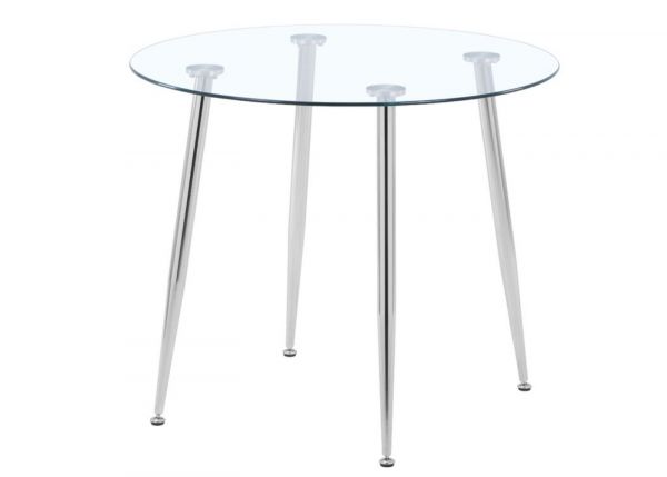 Nova 90cm Round Glass Dining Table by Annaghmore