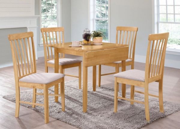 Cologne Square Drop-Leaf Dining Table & 4 Chairs by Annaghmore