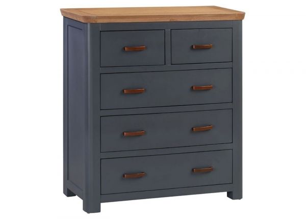 Treviso Midnight Blue 2+3 Drawer Chest by Annaghmore