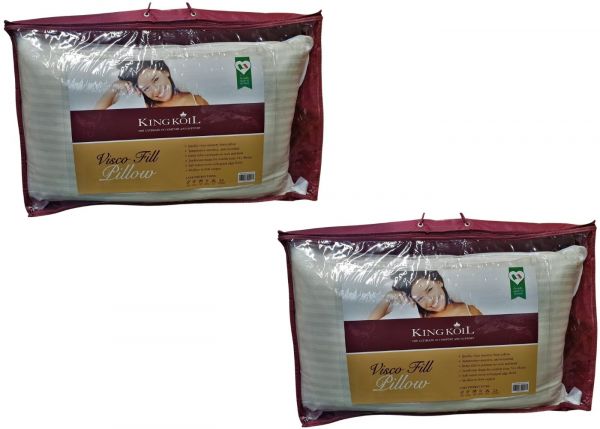 Visco Fill Pillow by King Koil - Set of 2