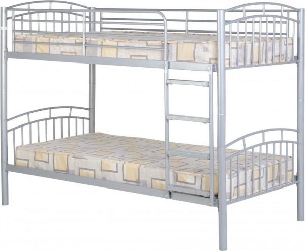 Ventura Silver 3' Bunk Bed by Wholesale Beds & Furniture