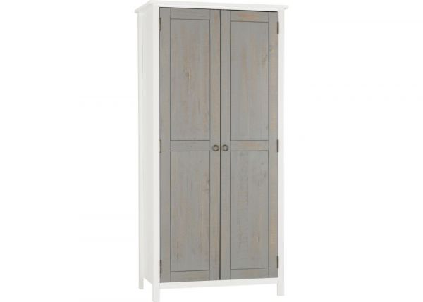 Vermont 2-Door Wardrobe by Wholesale Beds Angle